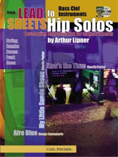 Lipner From Lead Sheets to Hip Solos (Bk-Cd) (Bass Clef Instr.) (Developing Improvisation)