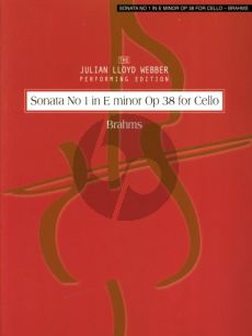 Brahms Sonata No.1 E-minor Op.38 for Violoncello and Piano (The Julian Lloyd Webber Performing Collection)