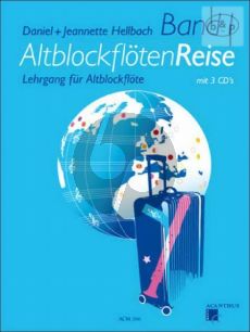 Altblockfloten-Reise Vol.1 Lehrgang Buch mit 3 CD's