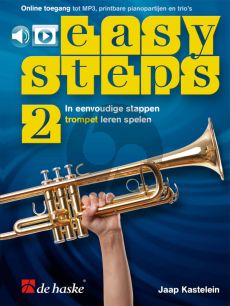 Kastelein Easy Steps Vol.2 Trompet Boek inclusief Audio online (In eenvoudige stappen trompet leren spelen)