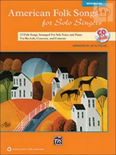American Folk Songs for Solo Singers (13 Folk Songs for Recitals, Concerts and Contests) (Medium High)
