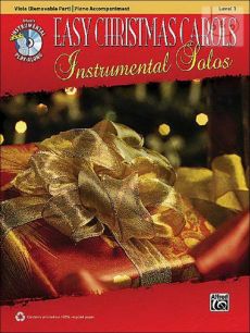 Easy Christmas Carols Instrumental Solos (Viola with Piano Accomp.)
