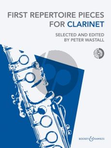 First Repertoire Pieces for Clarinet (with Piano Accomp.) (Bk-Cd) (Wastall)