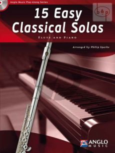15 Easy Classical Solos (Flute-Piano)