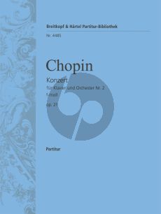 Chopin Concerto No.2 Op.21 Piano-Orch. Full Score