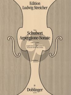 Schubert Sonate Arpeggione a-moll D 821 Kontrabass und Klavier (Ludwig Streicher)