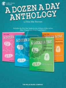 Burnam A Dozen A Day Anthology Piano (Book with Audio online)