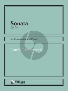 Liebermann Sonata Op.24 Double Bass-Piano