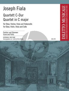 Fiala Quartett C-Dur Oboe-Violine-Viola-Violoncello (Part./Stimmen) (ed. Peter Wuttke)