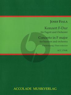 Fiala Konzert F-dur Fagott und Orchester (Klavierauszug) (Jean-Christophe Dassonville)