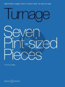 Turnage 7 Pint-sized Pieces Violin and Piano