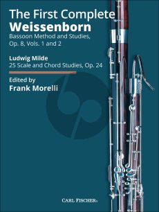 Weissenborn The First Complete Weissenborn Method (Opus 8 Volumes 1 and 2 and Milde Opus 24) (Edited by Frank Morelli) (New Spiral-bound Edition)