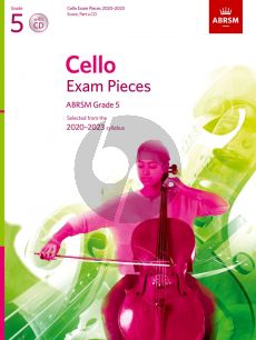 Cello Exam Pieces 2020-2023 Grade 5 Solo Part with Piano and CD