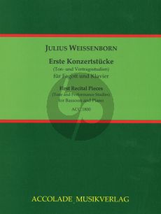 Weissenborn Konzertstücke für Anfänger Fagott und Klavier