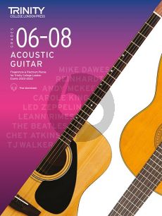 Trinity Acoustic Guitar Exam Pieces 2020-2023 Grades 6 - 8