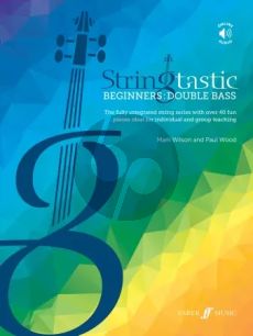 Wood Wilson Stringtastic Beginners Double Bass (Instrumental Solo) Book with Audio Online