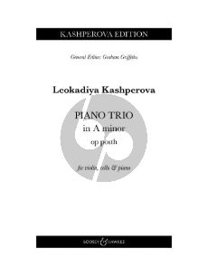 Kashperova Piano Trio a-minor Op. Posth. Violin-Cello and Piano (Score/Parts) (edited by Graham Griffiths)