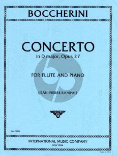 Boccherini Concerto in D-major Op. 27 for Flute and Piano (edited and cadenzas by Jean-Pierre Rampal)
