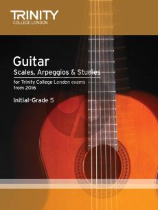 Guitar & Plectrum Guitar Scales, Arpeggios & Studies Initial-Grade 5 from 2016