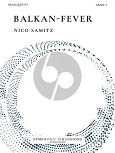 Samitz Balkan Fever for Brass Quintet (Score/Parts)