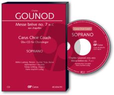 Gounod Messe Breve No.7 Aux Chapelles C-dur Bass Chorstimme (Carus Choir Coach)