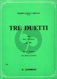 Carulli 3 Duetti Op.285 2 Guitars (Caliendo)