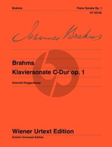 Brahms Sonate C-dur Op.1 Klavier (Schmidt/Roggenkamp)