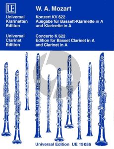 Mozart Concerto A-major KV 622 (Version A Clarinet) (Pamela Weston)