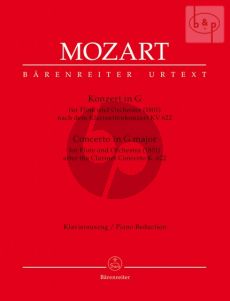 Mozart Concerto G-major after Clarinet Concerto KV 622 (arr. A.E.Muller) (piano red. by C.Hogwood) (Barenreiter)