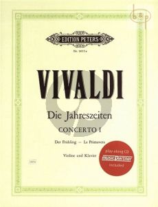 Die 4 Jahreszeiten (4 Seasons) (Violin-Piano with CD for Play-Along) (Bk-Cd)