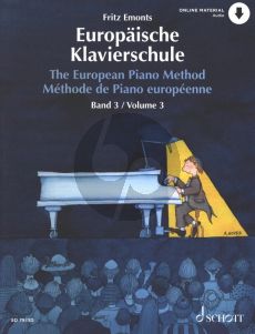 Emonts Europaische Klavierschule Vol.3 Book with Audio Online