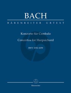 Bach Konzerte BWV 1052 - 1059 Cembalo (Taschenpart.) (Urtext der Neuen Bach Ausgabe)