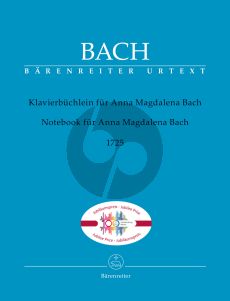 Bach Klavierbuchlein fur A.M.Bach (1725) (Georg von Dadelsen) (mit Fingersatz von Kretschmar-Fischer) (Barenreiter-Urtext)