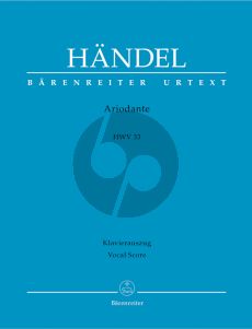 Handel Ariodante HWV 33 Vocal Score (ital./germ.) (edited by Donald Burrows)