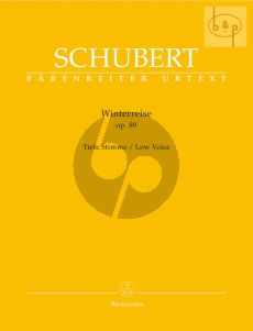 Schubert Winterreise Op.89 D.911 Low Voice (edited by Walther Durr)