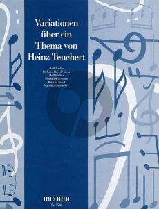 Variationen uber ein Thema von Heinz Teuchert Gitarre (adv.level)