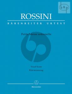 Rossini Petite Messe Solennelle SATB soli-SATB choir- 2 Piano's-Harm. Vocal Score (lat.)