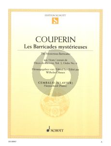 Couperin Les Barricades Mysterieuses Harpsichord [Piano] (from Pieces de Clavecin Vol.2 Ordre No.6) (Wilhelm Ohmen)