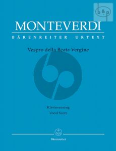 Vespro della Beata Vergine Soli-Choir-Orch. Vocal Score (lat.)
