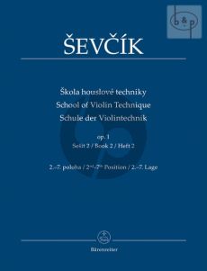 School of Violin Technique Op.1 Vol.2 2nd.- 7th.Position