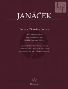 Sonata for Clarinet and Piano (after Violin Sonata)