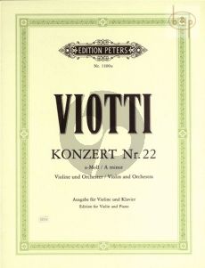 Concerto No.22 a-minor (Violin-Orch.)