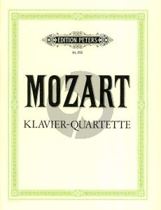 Mozart Quartette Klavier-Violine-Viola-Violoncello (KV 478-KV 493) (Part./St.)