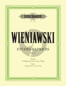 Wieniawski Etuden-Capricen Op.18 Violin (with 2nd. Violin) (Sitt)