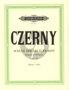 Czerny Schule der Gelaufigkeit Op.299 Klavier (Ruthardt) (Peters)