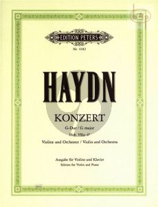 Haydn Konzert No.2 G-dur (Hob. VIIa:4*) Violine-Orchester AUsgabe Violine und Klavier (Ferdinand Kuchler)