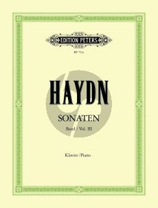 Haydn Klavier Sonaten vol.3 Klavier (Herausgegeben von Carl Adolf Martienssen) (Peters)