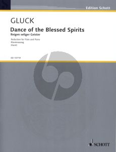Gluck Dance of the Blessed Spirits from Orpheus and Eurydice for Flute-Piano (edited by Edgar Hunt)