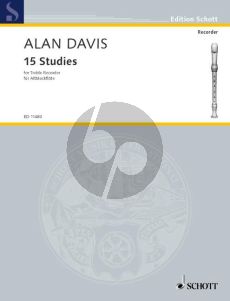 Davies 15 Studies for Treble Recorder