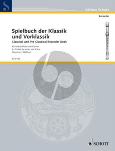 Spielbuch der Klassik und Vorklassik Altblockflöte und Klavier (Heinz Kästner und Hans Wöllner)
